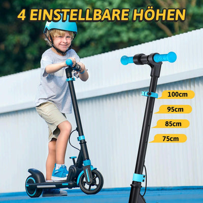isinwheel S6PRO Elektroroller für Kinder mit Licht und Display 3 Gänge 16 km/h 15 km Reichweite