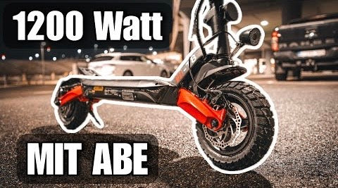 1200 Watt Scooter mit Betriebserlaubnis - klingt brutal...ISINWHELL T8 Offroad Test