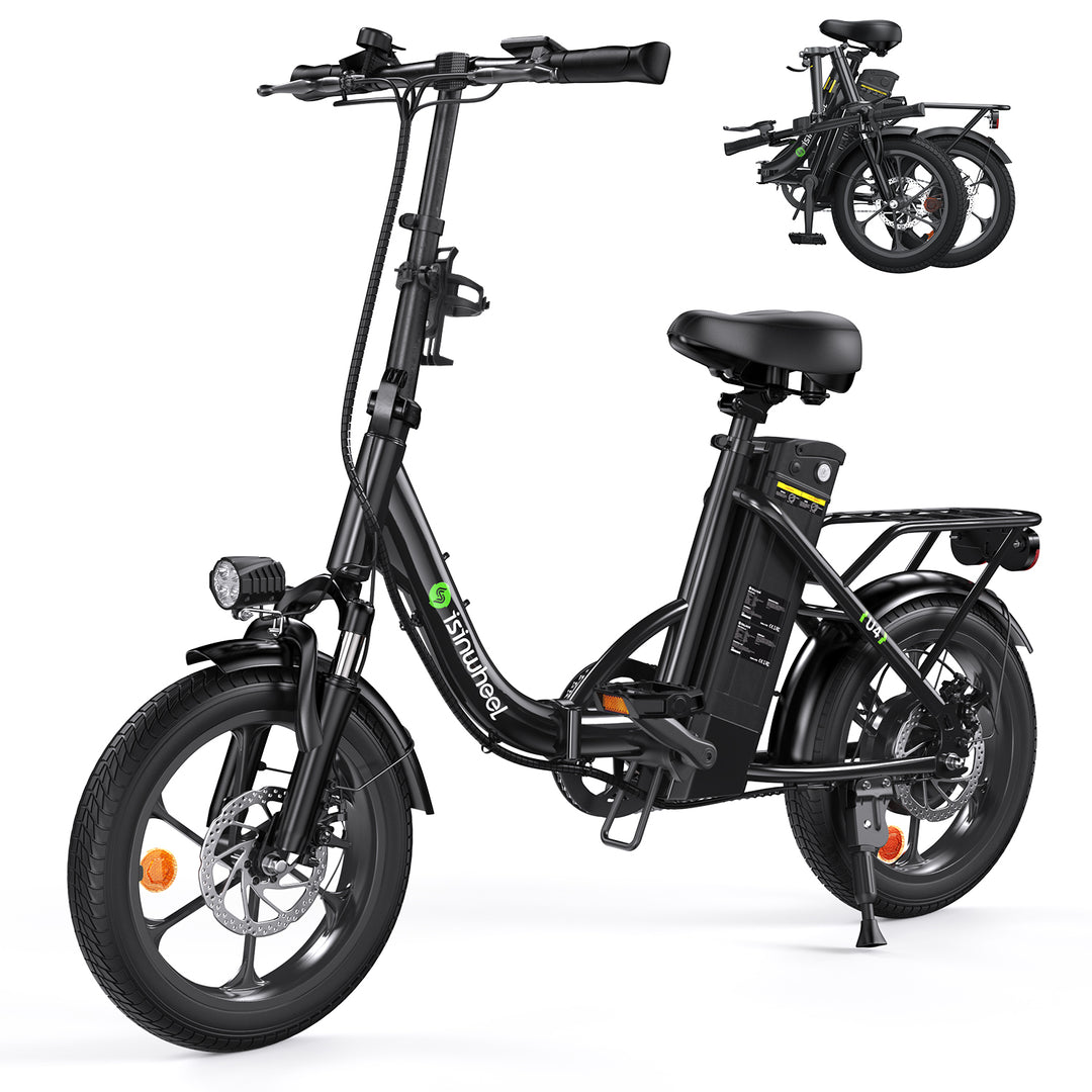 klappbares e-mountainbike U4 Klappbares E-Bike mit tiefem Einstieg 88 km Reichweite