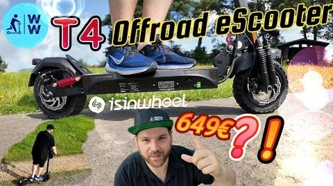 T4 Offroad eScooter 🔥 mit deutscher Strassenzulassung 🔥 Blinker & gefedert ABE, isinwheel