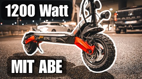 1200 Watt Scooter mit Betriebserlaubnis - klingt brutal...ist er das auch? ISINWHELL T8 Offroad Test
