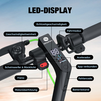 isinwheel S9Pro Elektroroller für Erwachsene 350W