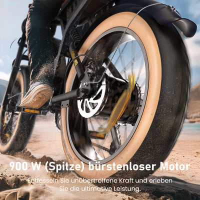 R6 20 Zoll All-Terrain Elektrofahrrad mit Fetten Reifen