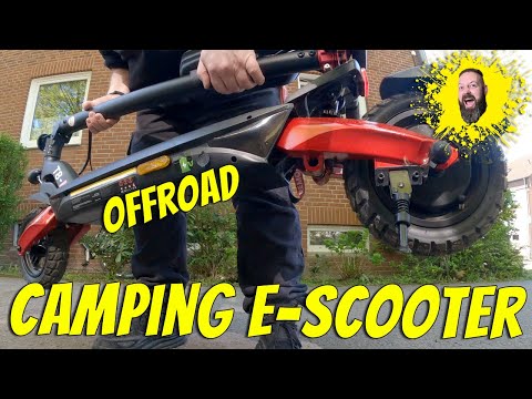 Der perfekte Camping Elektro Roller (isinwheel T8 Offroad E-Scooter)