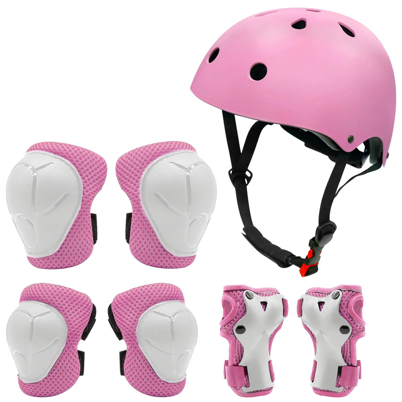 Kinder Fahrrad Schutzausrüstung Rosa