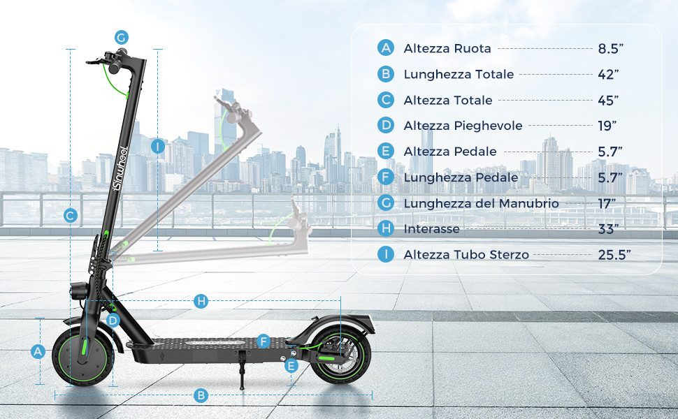 isinwheel S9Pro Elektroroller für Erwachsene 350W