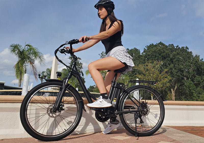 e-bike mit hydraulischer 160-mm-Scheibenbremse