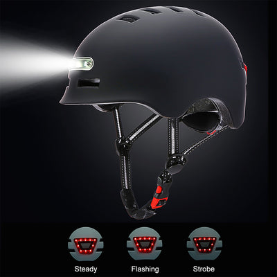 Fahrradhelm mit LED-Licht Verschiedene Farben